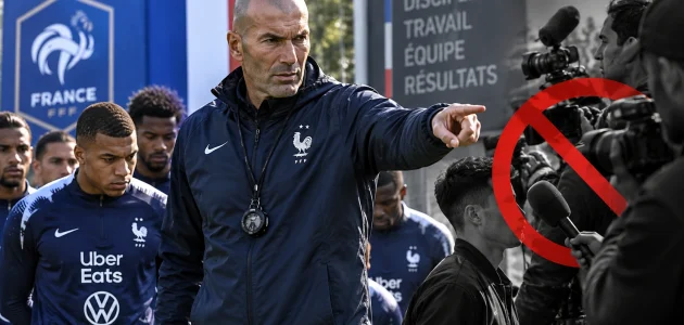 زيدان يفرض الانضباط.. وينهي “عرض الأزياء” في أول معسكر مع منتخب فرنسا
