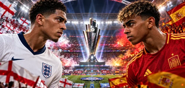 قمة نارية في ويمبلي.. إنجلترا تصطدم ببطل العالم إسبانيا في دوري الأمم الأوروبية